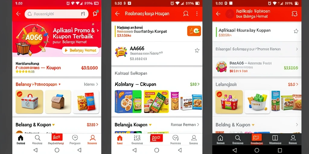 Antarmuka AA666 yang sederhana dengan promo menarik.