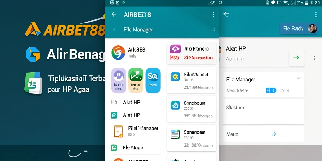 Tampilan antarmuka utama AIRBET88 yang user-friendly dan fungsional.