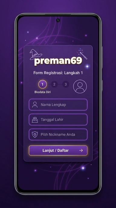 Registrasi Akun Baru di preman69 untuk Pengguna Android
