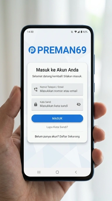 Masuk Akun Preman69 untuk Pengguna Android